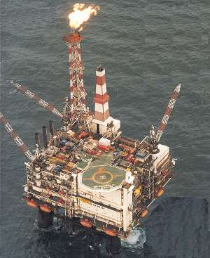 Magnus North Sea Oil Platform