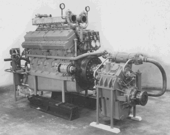 12-cylinder TPM complete with gearbox