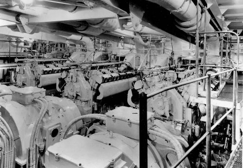 Engine room of Cap Fagnet