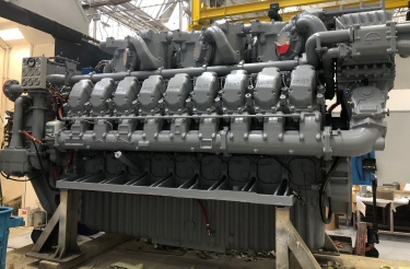The last VP185 engine to be built at the Colchester works