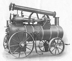 Paxman portable steam engine